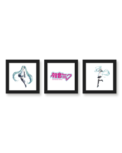 Gallery Pops Hatsune Miku - CV01 Miku Wall Art Bundle (3-Pack)