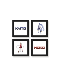 Gallery Pops Hatsune Miku - Kaito and Meiko Wall Art Bundle (4-Pack)