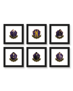 Gallery Pops Wednesday - Nevermore Academy Wall Art Bundle (6-Pack)