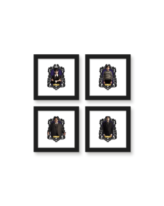 Gallery Pops Wednesday - Addams Family Gallery Wall Art Bundle (4-Pack)