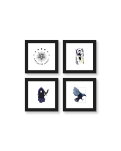 Gallery Pops Wednesday - Nightshade & Ravens Wall Art Bundle (4-Pack)