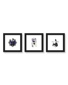 Gallery Pops Wednesday - Wednesday & Goody Wall Art Bundle (3-Pack)