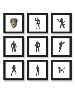 Gallery Pops Marvel Guardians of the Galaxy Vol 3 - Guardians Wall Art Bundle (9-Pack)