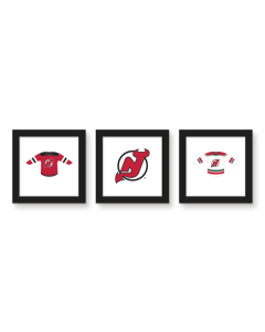 Gallery Pops NHL New Jersey Devils - Jersey Wall Art Bundle (3-Pack)
