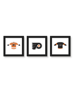 Gallery Pops NHL Philadelphia Flyers - Jersey Wall Art Bundle (3-Pack)