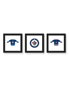 Gallery Pops NHL Winnipeg Jets - Jersey Wall Art Bundle (3-Pack)