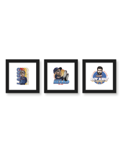 Gallery Pops Ted Lasso - Coaches Bobbleheads Wall Art Bundle (3-Pack)