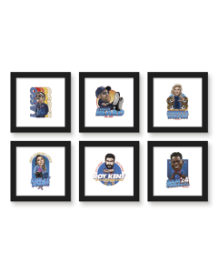 Gallery Pops Ted Lasso - Bobbleheads Wall Art Bundle (6-Pack)