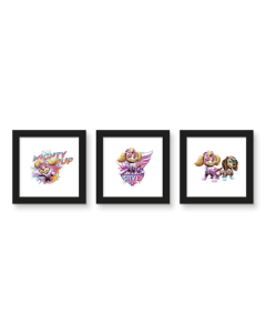Gallery Pops Nickelodeon PAW Patrol: The Mighty Movie - Skye Wall Art Bundle (3-Pack)