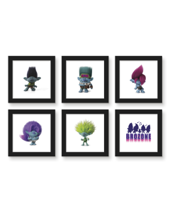 Gallery Pops Trolls Band Together - Brozone Wall Art Bundle (6-Pack)