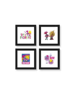 Gallery Pops Trolls Band Together - Poppy Viva Wall Art Bundle (4-Pack)