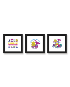 Gallery Pops Trolls Band Together - Togetherness Wall Art Bundle (3-Pack)