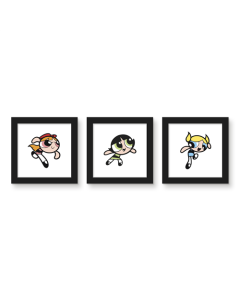 Gallery Pops Cartoon Network The Powerpuff Girls - Character Wall Art Bundle (3-Pack)