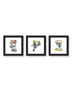 Gallery Pops Cartoon Network The Powerpuff Girls - Bubbles Wall Art Bundle (3-Pack)