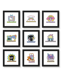 Gallery Pops Sanrio Hello Kitty - Character Sticker Wall Art Bundle (9-Pack)