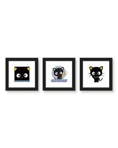 Gallery Pops Sanrio Hello Kitty - Chococat Wall Art Bundle (3-Pack)