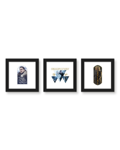 Gallery Pops Game of Thrones - The Dragon and the Wolf Wall Art Bundle (3-Pack)