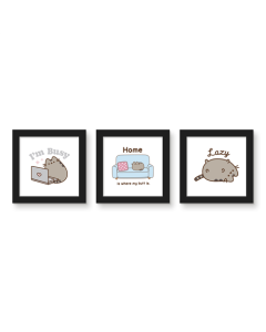 Gallery Pops Pusheen - Comfort Wall Art Bundle (3-Pack)