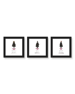 Gallery Pops Harry Potter - Looking Forward Character Wall Art Bundle (3-Pack)