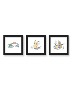 Gallery Pops Pokémon - Daily Sketch Scenic Wall Art Bundle (3-Pack)
