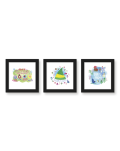 Gallery Pops Elf - Raised By Elves Wall Art Bundle (3-Pack)