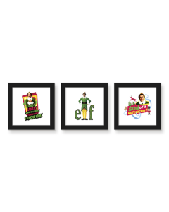 Gallery Pops Elf - Santa Is Coming Wall Art Bundle (3-Pack)