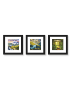 Gallery Pops Lantern Press - Washington State Parks Wall Art Bundle (3-Pack)
