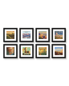 Gallery Pops Lantern Press - Desert Vibes National Parks Wall Art Bundle (8-Pack)