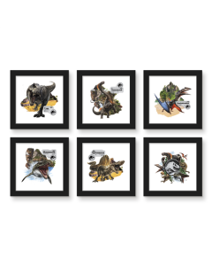 Gallery Pops Jurassic World: Rebirth (2025) - Apex Predator Wall Art Bundle (3-Pack)
