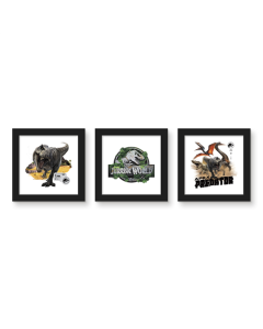 Gallery Pops Jurassic World: Rebirth (2025) - T. Rex Wall Art Bundle (3-Pack)
