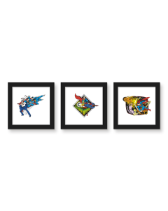 Gallery Pops DC Comics Superman - Son of Krypton Wall Art Bundle (3-Pack)
