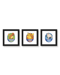 Gallery Pops® Pokemon All-Time Favorites 3 Wall Art Bundle (3-Pack)
