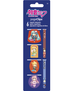 Hatsune Miku Magnetic Page Clips (6-Pack)