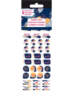 Maximalism Calendar Stickers