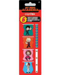 My Hero Academia Magnetic Page Clips (6-Pack)