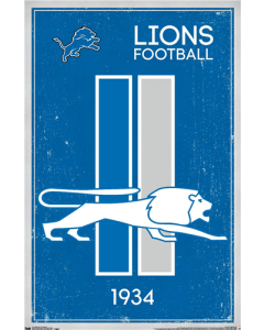 NFL Detroit Lions - Retro Logo 14