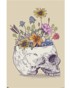 Rachel Caldwell - Flower Skull