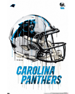 NFL Carolina Panthers - Drip Helmet 20