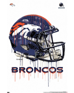 NFL Denver Broncos - Drip Helmet 20
