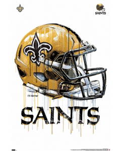 NFL New Orleans Saints - Drip Helmet 20