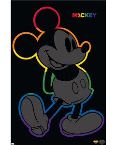 Disney Mickey Mouse - Rainbow Outline