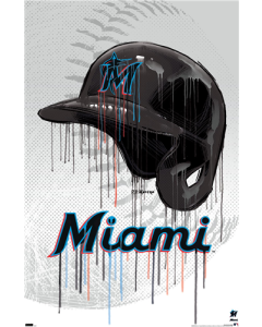 MLB Miami Marlins - Drip Helmet 22