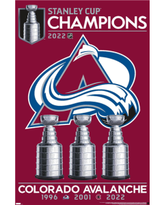 NHL Colorado Avalanche - 2022 Commemorative Stanley Cup Team Logo