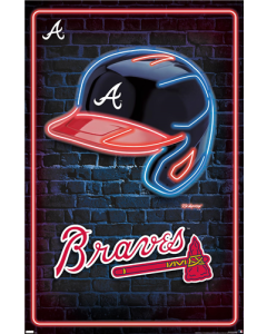 MLB Atlanta Braves - Neon Helmet 23