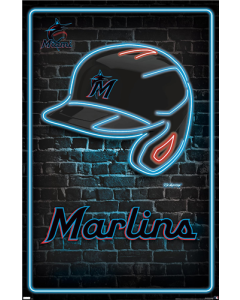 MLB Miami Marlins - Neon Helmet 23