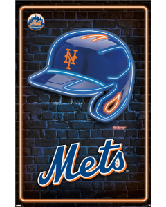 MLB New York Mets - Neon Helmet 23