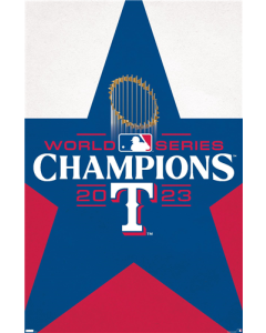 MLB Texas Rangers - 2023 World Series Team Logo