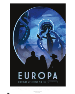 NASA - Europa Travel Poster