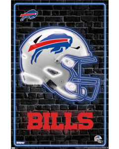 NFL Buffalo Bills - Neon Helmet 23
