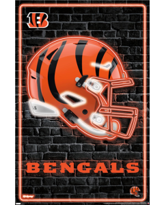 NFL Cincinnati Bengals - Neon Helmet 23